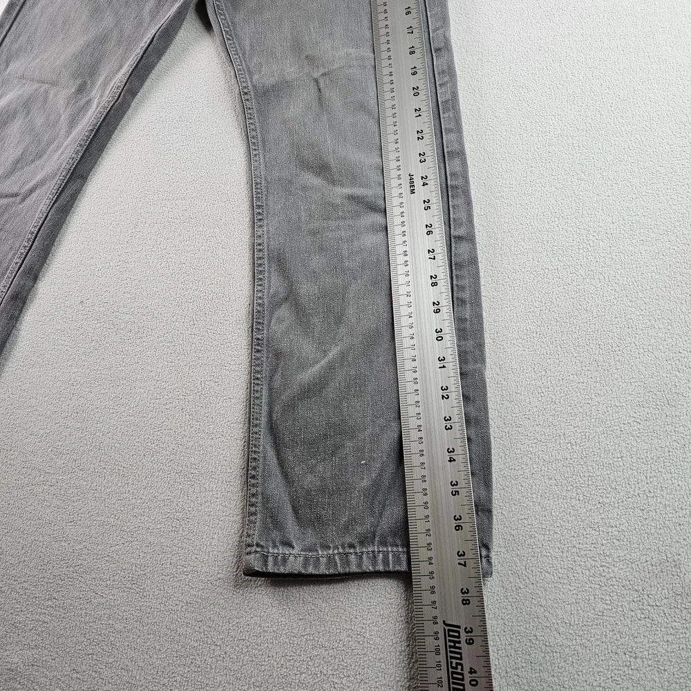 Levi Strauss & Co Straight Leg Denim Jeans Men's‎ 34x32 Gray Light Wash